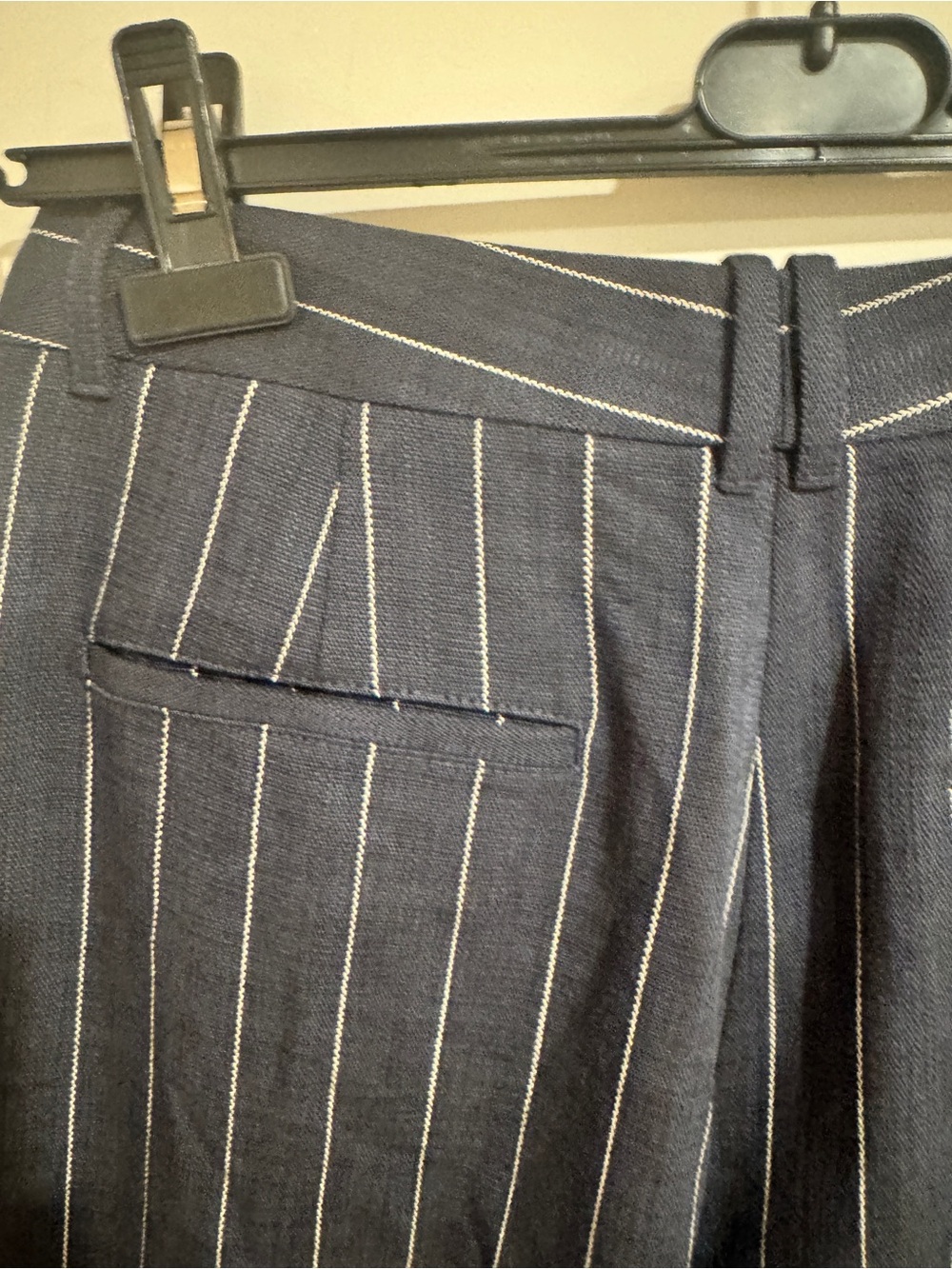 MM. Lafleur Navy Pinstripe Trousers NWT